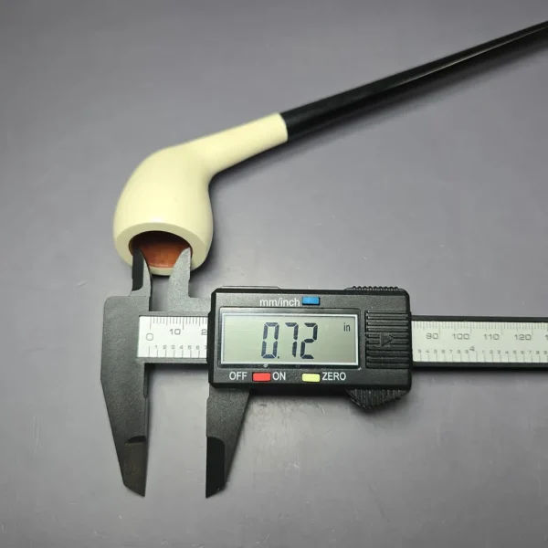 Kaywoodie c.1950s White Briar Prototype 26 Smooth Churchwarden Estate Briar Pipe, Unsmoked - Image 9