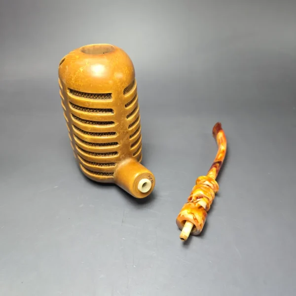 XXL Magnum Microphone Estate Block Meerschaum Pipe, Turkish Estates - Image 10