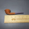 Martin Cermak Sandblasted Wide Shank Bulldog Estate Briar Pipe, Unsmoked - Image 10