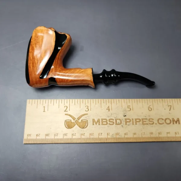 Nording Spiral Natural Smooth Freehand Estate Briar Pipe, Unsmoked - Image 10
