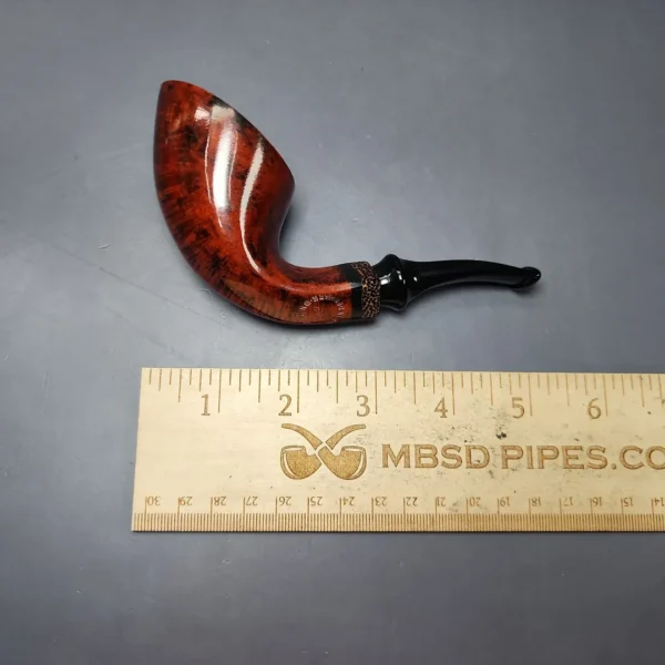 Nording Nosewarmer 3 2 Smooth Dublin w/ Black Palm Estate Briar Pipe, Unsmoked - Image 10