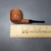 Don Carlos Two Note Partially Rusticated Pot Estate Briar Pipe, Unsmoked - Image 10