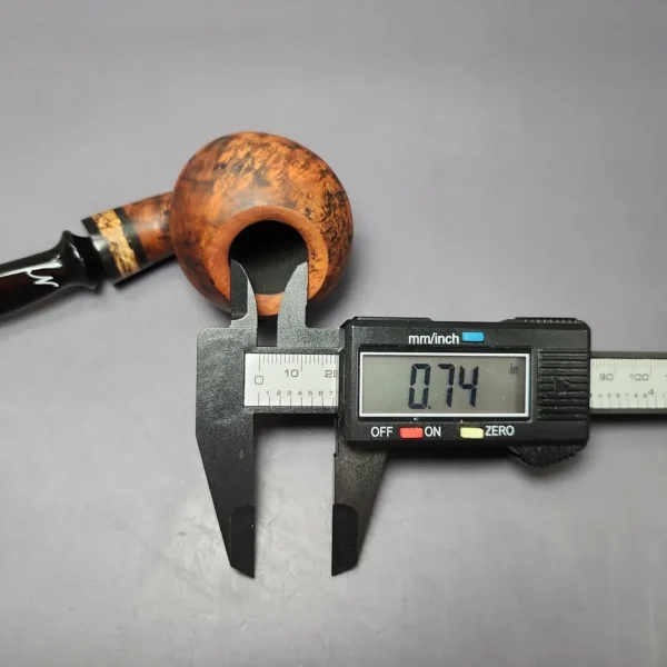 Nording Nose Warmer Smooth Apple w/ Polymerized Seeds Estate Briar Pipe, Unsmoked - Image 10