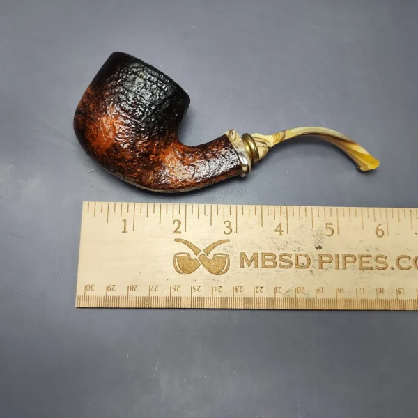 Neerup Structure Contrast Sandblasted Pot Estate Briar Pipe, Unsmoked - Image 10