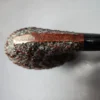 Castello Sea Rock Briar 93 3k Rusticated Bent Egg Estate Briar Pipe, Italian Estates - Image 10