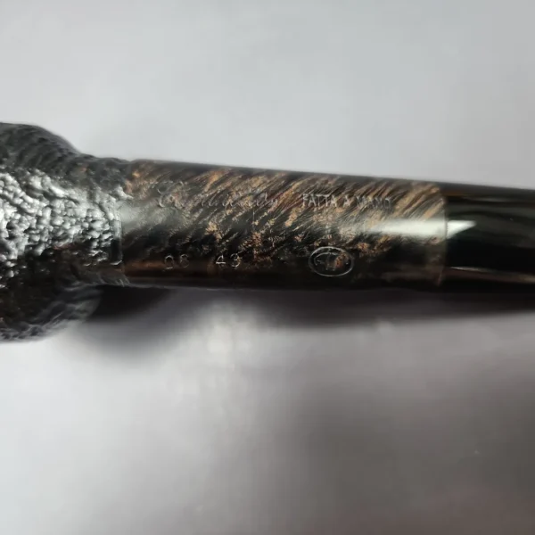 Caminetto Sandblasted Oval Shank Apple Estate Briar Pipe, Italian Estates - Image 10