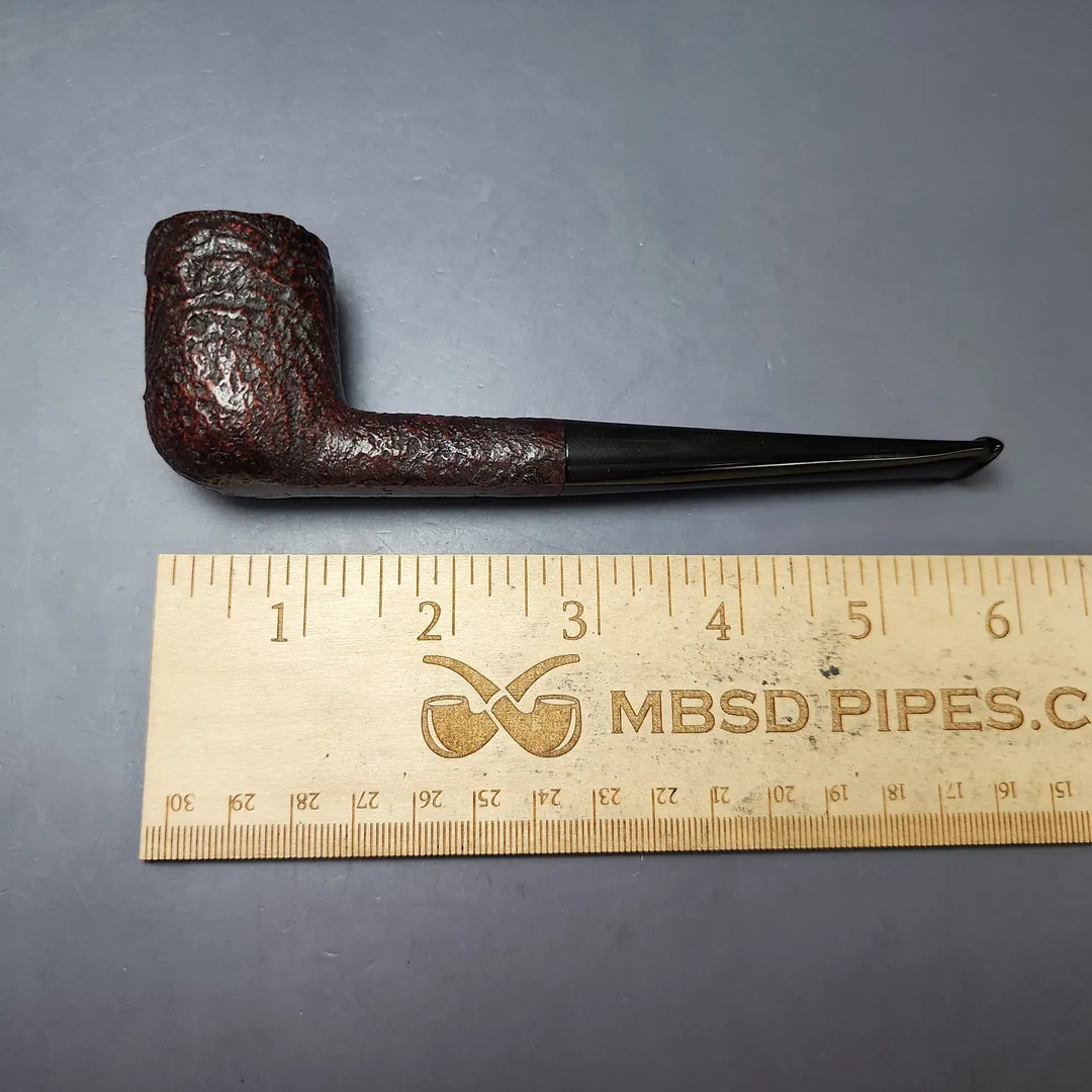 Dunhill 1960 Shell Briar 251 Sandblasted Billiard Estate Briar Pipe, English Estates - Image 10