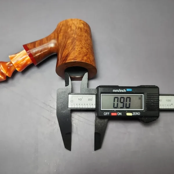 Unknown Smooth Poker Estate Briar Pipe, American Estates - Image 10