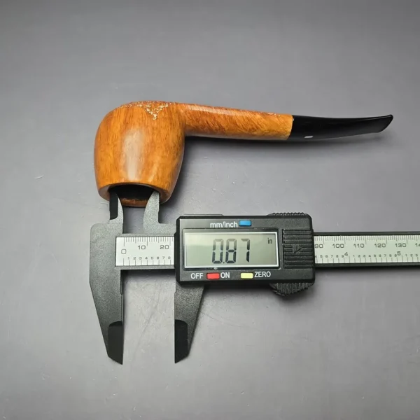 Castello "Castello" 2K Partially Rusticated Canadian Estate Briar Pipe, Italian Estates - Image 10