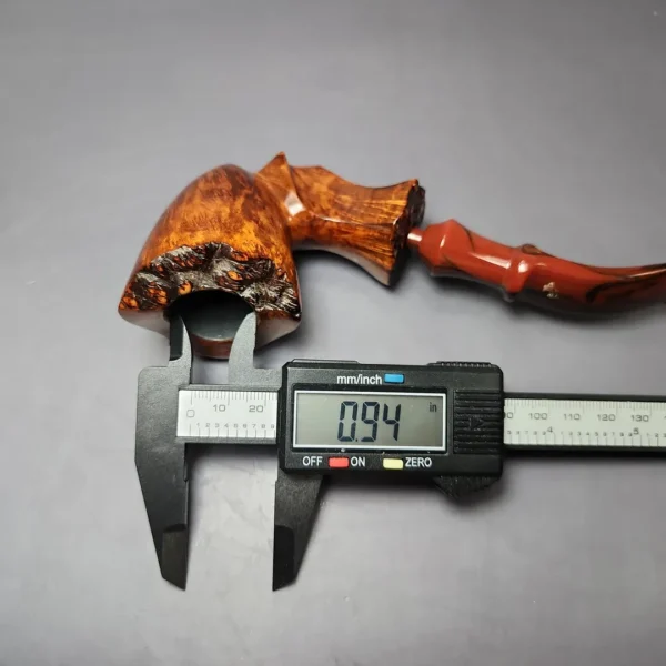 Preben Holm Rungsted Norseman XL Smooth Freehand Estate Briar Pipe, Unsmoked - Image 10