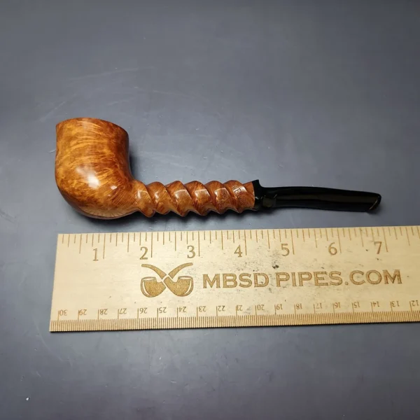 Preben Holm Wengholt Collector 400 Smooth Spiral Billiard Estate Briar Pipe, Unsmoked - Image 10