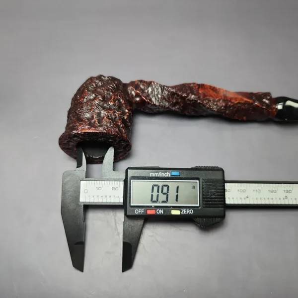 Preben Holm Wengholt Collector 100 Rusticated Spiral Billiard Estate Briar Pipe, Unsmoked - Image 10
