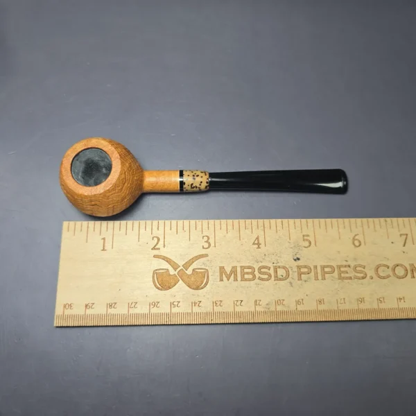 Emiliano Tan Sandblasted Prince w/ Jupati Handmade Briar Pipe, New - Image 10
