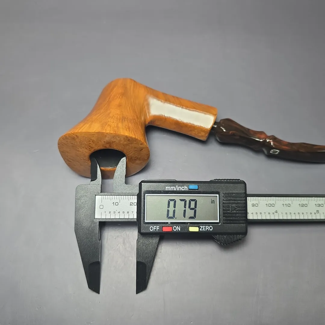 Preben Holm Wengholt Designer 3 Smooth Freehand Estate Briar Pipe, Unsmoked - Image 10