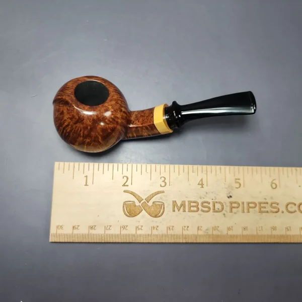 Massimo Damini Smooth Asymmetric Blowfish w/ Boxwood Estate Briar Pipe, Unsmoked - Image 10