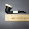 Butz Choquin Calabash Sandblasted w/Acrylic Estate Briar Pipe, Unsmoked, 9mm - Image 10