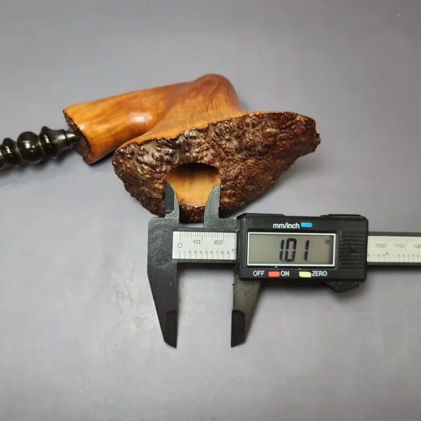 CW Gray 81 XL Smooth Freehand Sitter Estate Briar Pipe, Unsmoked - Image 11