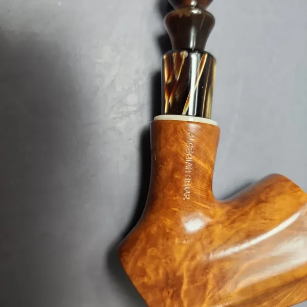 Edward's XL Smooth Freehand Dublin w/ Acrylic Estate Briar Pipe, American Estates - Image 11