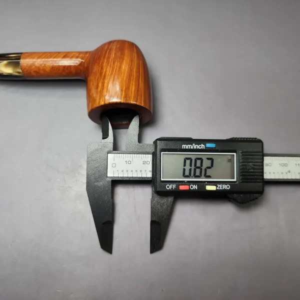Unknown Smooth Pot Sitter Estate Briar Pipe, Other Estates - Image 10