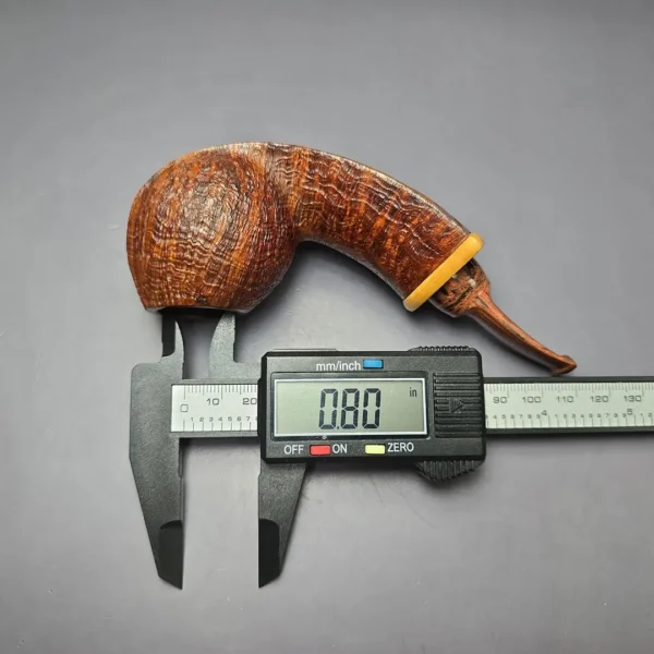Denis Rusakov Sandblasted Fish w/ Boxwood Estate Briar Pipe, Other Estates - Image 10