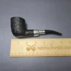 Elwood (Ferndown) Rusticated Zulu w/ Silver Spigot Estate Briar Pipe, English Estates, 9mm - Image 10