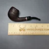 Vauen 5204 Sandblasted Bent Billiard w/ Brass Estate Briar Pipe, Unsmoked, 9mm - Image 10
