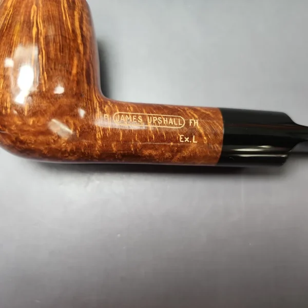 James Upshall P Grade EXL Smooth Brandy Estate Briar Pipe, Unsmoked - Image 10