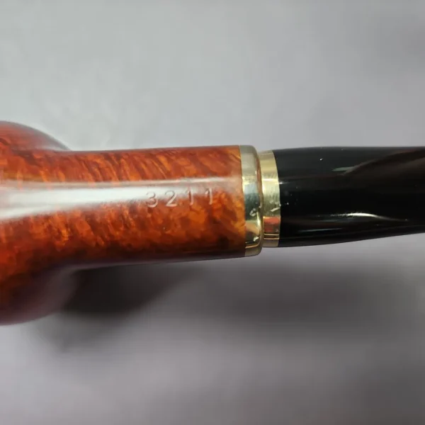 Vauen 3211 Smooth Billiard w/ Brass Estate Briar Pipe, Unsmoked, 9mm - Image 10