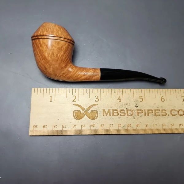 Mina Pipes Smooth Rhodesian Estate Briar Pipe, Unsmoked - Image 10
