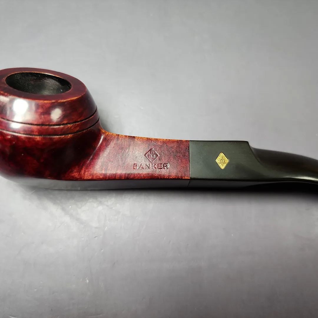 BBB Banker 56071 Smooth Bent Bulldog Estate Briar Pipe, Unsmoked - Image 10