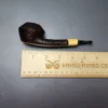 Mina Pipes Sandblasted Wide Shank Bulldog Estate Briar Pipe Unsmoked - Image 10
