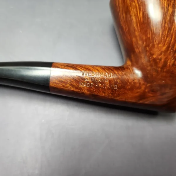 James Upshall A Grade ExL Smooth Stacked Pickaxe Estate Briar Pipe, Unsmoked - Image 11