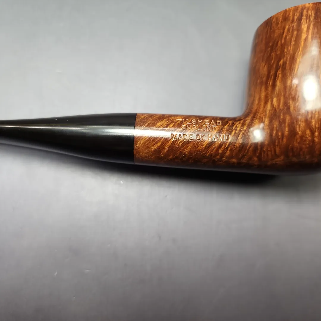 James Upshall B Grade Group 6 Smooth Billiard Estate Briar Pipe, Unsmoked - Image 10