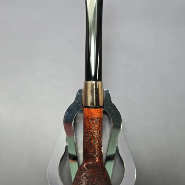Herriot Pipes Partially Sandblasted "Arne Jacobsen" Dublin w/ Horn Estate Briar Pipe, Unsmoked - Image 10