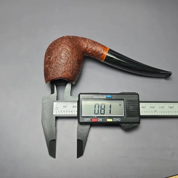 Herriot Pipes Partially Sandblasted Egg Handmade Briar Pipe, New - Image 10