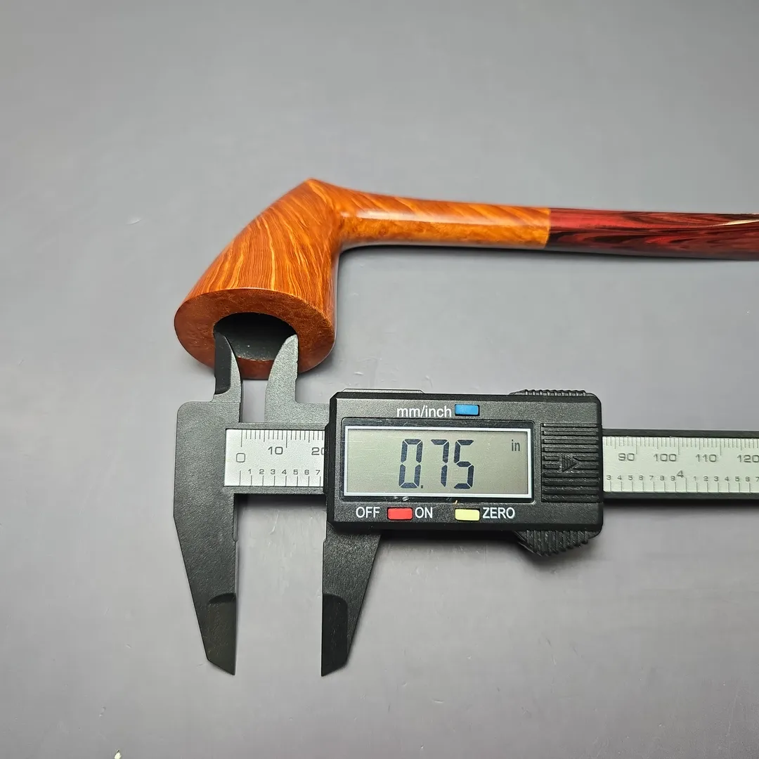 Bruno Nuttens Hand Made Smooth Twiggy Dublin w/ Cumberland Handmade Briar Pipe, New - Image 10