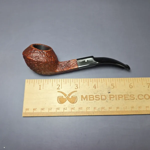 Dunhill 1969 Tanshell 6P Sandblasted Bulldog Estate Briar Pipe, English Estates - Image 10