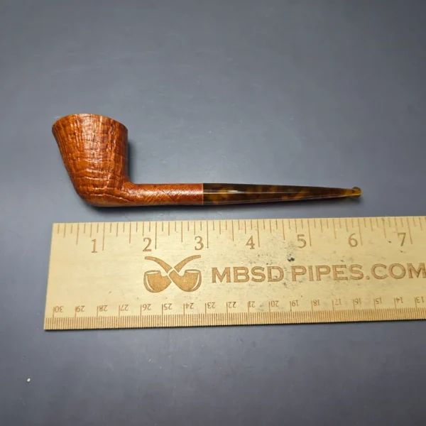 Wolff Pipes "Icarus" Sandblasted Dublin Handmade Strawberry Briar Pipe, New - Image 10