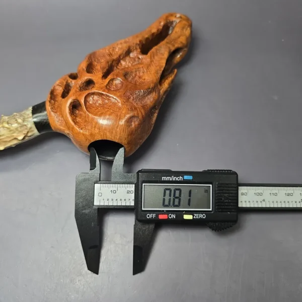 Trever Talbert 2004 Halloween Pipe Estate Briar Pipe, Unsmoked - Image 10