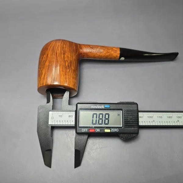 James Upshall 1980s P Grade Smooth Billiard Estate Briar Pipe, English Estates - Image 10