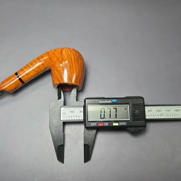 Savinelli New Art 603 Smooth Bent Billiard Estate Briar Pipe, Unsmoked, 6mm - Image 10