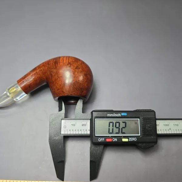 GBD Rose Collector 9633 Smooth Apple w/ Perspex Estate Briar Pipe, English Estates - Image 10