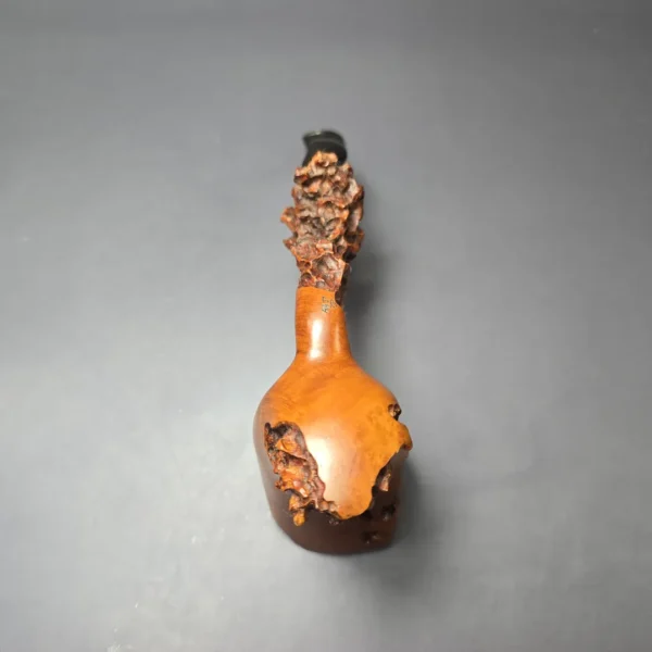 Micoli (Robert Burns) Partially Rusticated Freehand Estate Briar Pipe, American Estates - Image 10