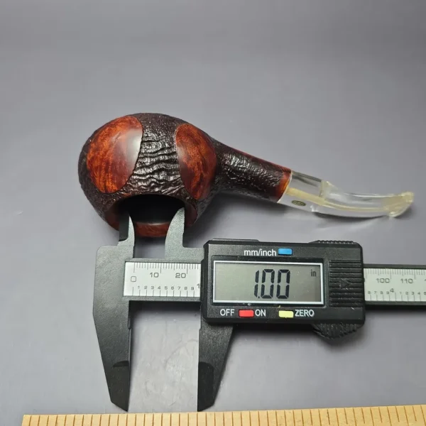 GBD Pre-1980s Fantasy Colossus 9643 Partially Sandblasted Diplomat Estate Briar Pipe, English Estates - Image 10
