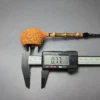 C-Pipe Partially Rusticated Prince w/ Bamboo Handmade Briar Pipe, New - Image 10