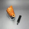 Manelli XXL Rusticated Freehand Panel Dublin Estate Briar Pipe, Unsmoked - Image 10