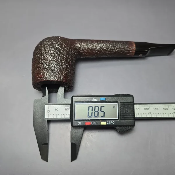 Ashton 1987 Pebble Grain LX Sandblasted Lovat Estate Briar Pipe, English Estates - Image 10