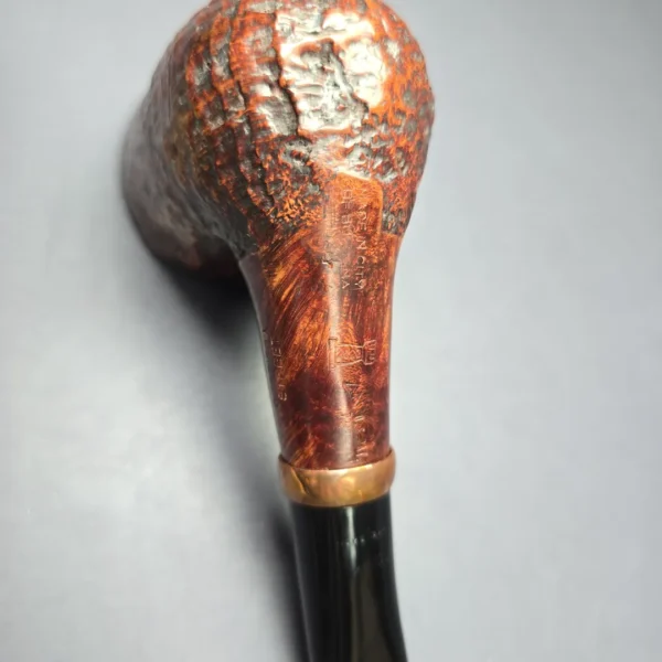 Bonfiglioli 2022 Free Form Sandblasted Dublin Estate Briar Pipe, Unsmoked - Image 10