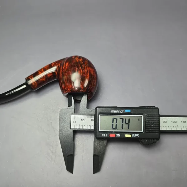 Herriot Pipes Smooth Asymmetric Apple Handmade Briar Pipe, New - Image 10