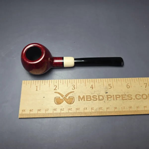 Luiz Lavos Smooth Prince w/ Ivorite Estate Briar Pipe, Unsmoked - Image 10